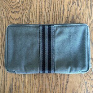 Hermes Canvas Long Wallet